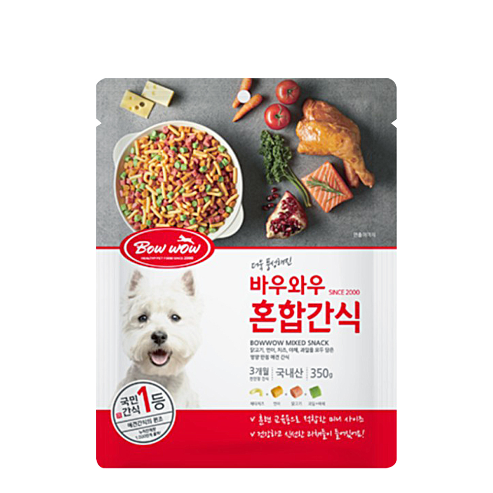 바우와우 혼합간식 350g