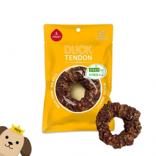 피니키 오리고기 말은 오리힘줄 링 48g 오래씹는 간식
