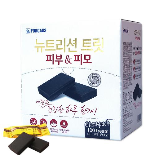 포켄스 뉴트리션트릿 피부&피모 영양제 대용량 100P