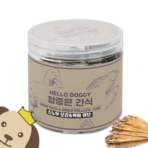 참좋은간식 스노우 큐브 통간식 오리&북어 150g