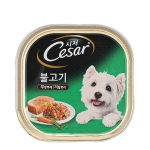 시저캔 불고기 100g 강아지 습식캔