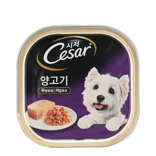 시저캔 양고기 100g 강아지 습식캔