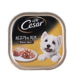 시저캔 소고기+치즈 100g 강아지 습식캔