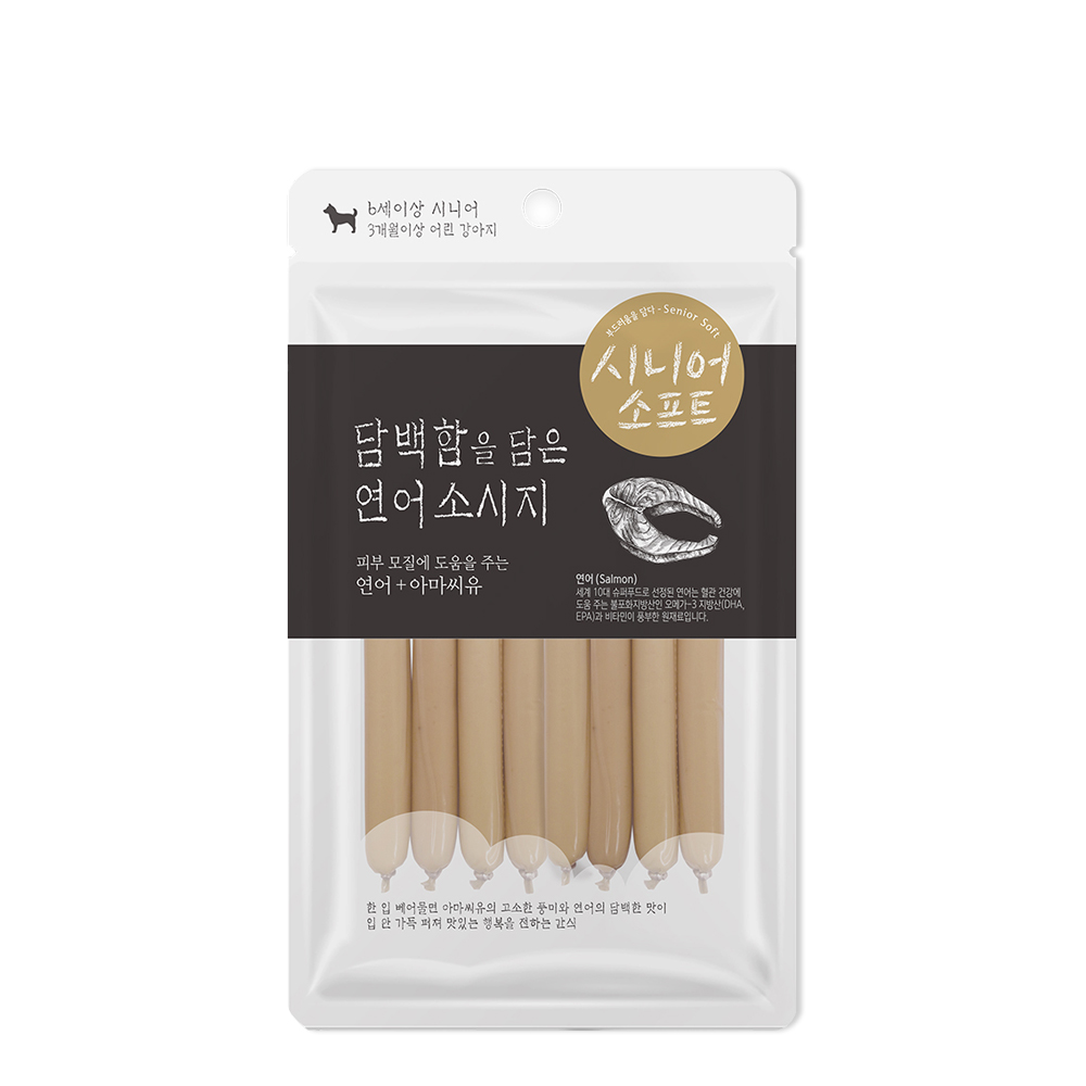 시니어 소프트 담백함을 담은 연어소시지 100g