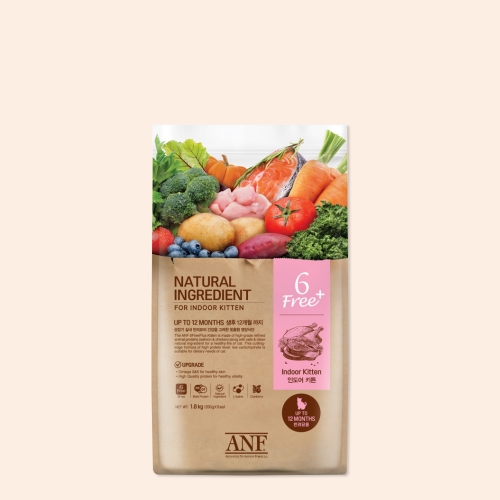 ANF 고양이 6free plus 인도어 키튼 1.8kg