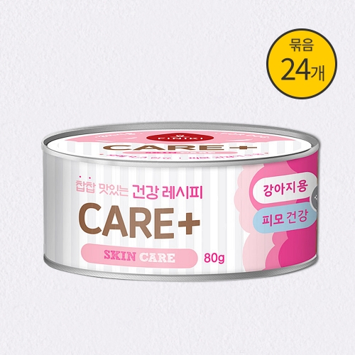 피니키 케어플러스 강아지캔 피모건강 80g x 24캔 통조림 간식