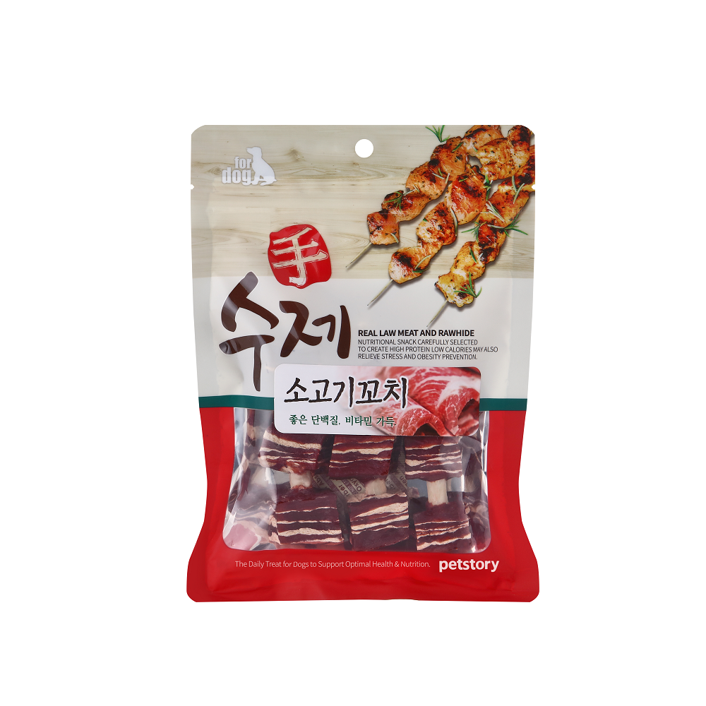 펫스토리 수제꼬치 소고기꼬치 90g