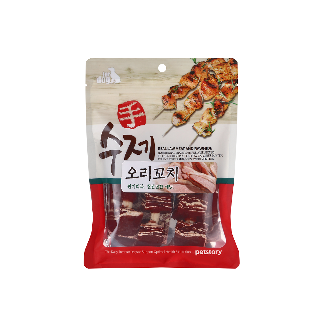 펫스토리 수제꼬치 오리꼬치 90g