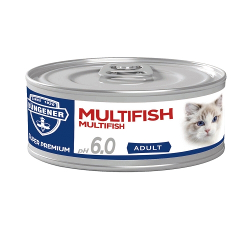 범기너 캣 멀티피쉬(연어+참치+청어) 어덜트 100g 고양이 주식캔 습식사료