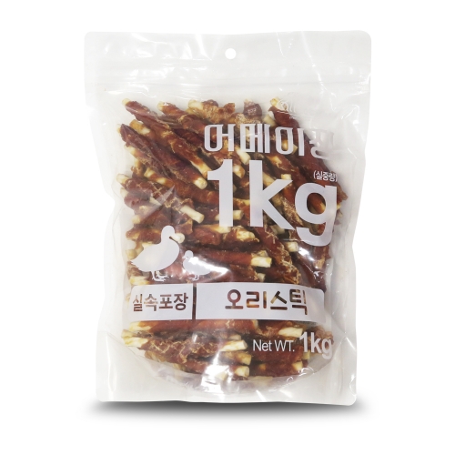 펫레터 실속형 어메이징 오리스틱 1kg