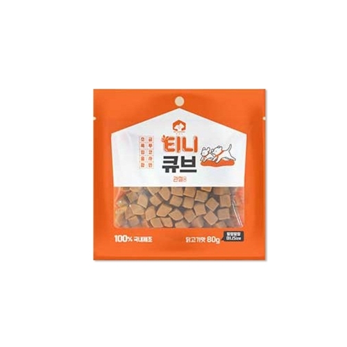 펫러닝 티니큐브 닭고기맛 80g