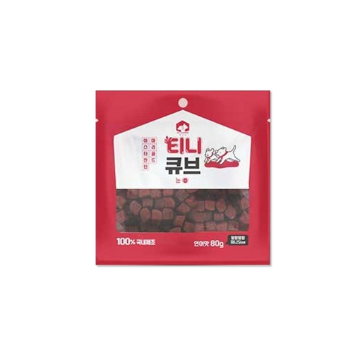 펫러닝 티니큐브 연어맛 80g