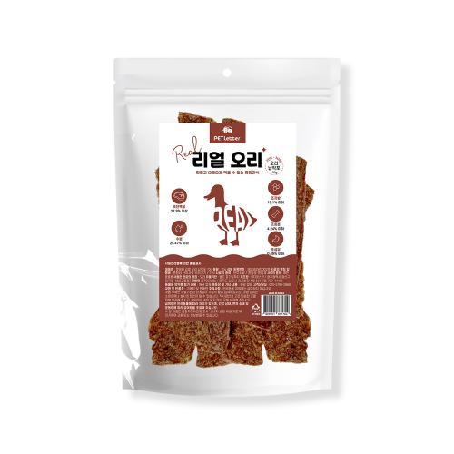 펫레터 사사미 리얼 오리납작포 70g