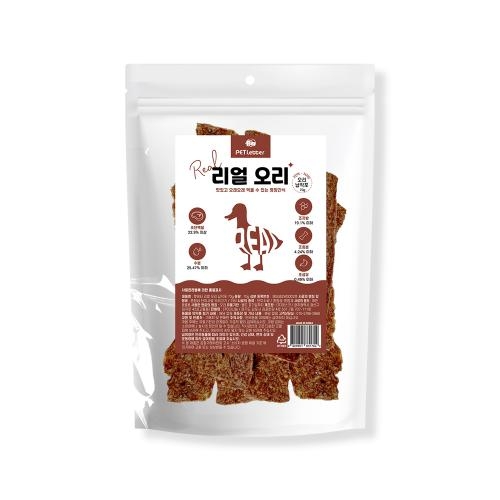 펫레터 사사미 리얼 오리납작포 70g