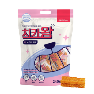 치카왕 덴탈껌 눈항산화 240g (8g*30p) 강아지껌 양치껌 치석제거