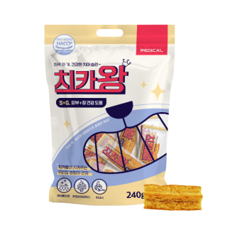치카왕 덴탈껌 피부+장 240g (8g*30p) 강아지껌 양치껌 치석제거