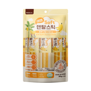 이엔소프트 덴탈스틱 피부 90g (15p) 강아지껌 양치껌 치석제거