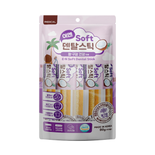 이엔소프트 덴탈스틱 장 90g (15p) 강아지껌 양치껌 치석제거