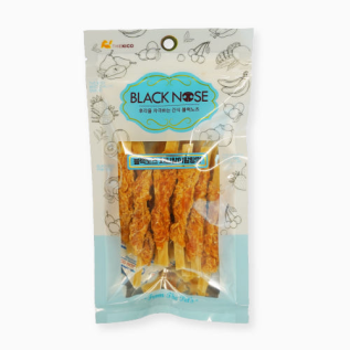 퓨어네이쳐 블랙노즈 강아지 껌간식 개껌 치킨말이말랑껌, 70g, 1개