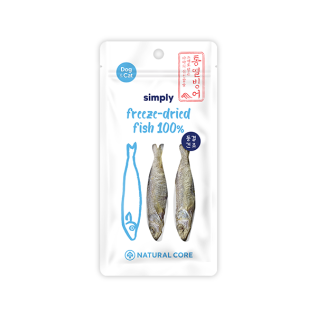 네츄럴코어 심플리 동결건조 열빙어 강아지,고양이간식  14g