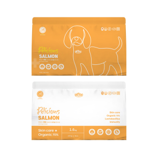 엘릿 엘리트 유기농 강아지 사료 연어 1.6kg