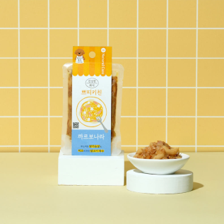 네츄럴코어 쁘띠키친 까르보나라 85g 강아지 습식 간식 파우치