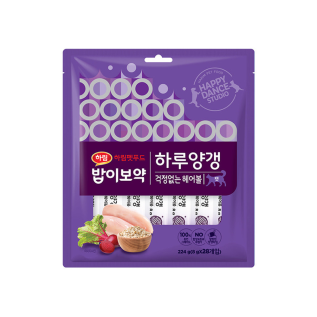 하림펫푸드 밥이보약 하루양갱 CAT 헤어볼 28개입