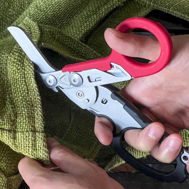 레더맨 RAPTOR 랩터 응급 구조용 가위툴 레드&블랙