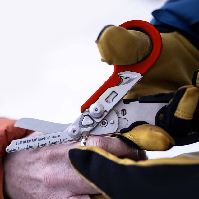 레더맨 RAPTOR 랩터 응급 구조용 가위툴 레드&블랙
