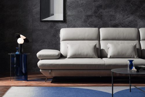 [리퍼상품]플랫b 4인 스윙 전체 통가죽 소파