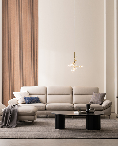 [리퍼상품]시엘 4인 전체 천연가죽 소파