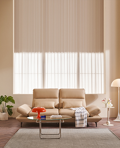 [리퍼상품]클레프 3인 스윙 전체 통가죽 소파(스툴포함)