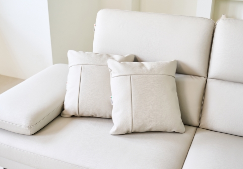 전체 통가죽 쿠션(쿠션단품)