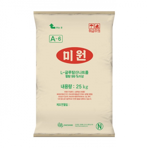 [무배] 대상 미원N 노말 25kg(A6) / 마일리지 2배적립