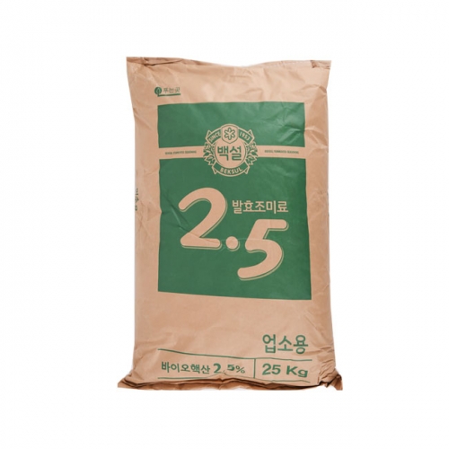 CJ제일제당 백설 핵산 2.5 발효조미료 25kg