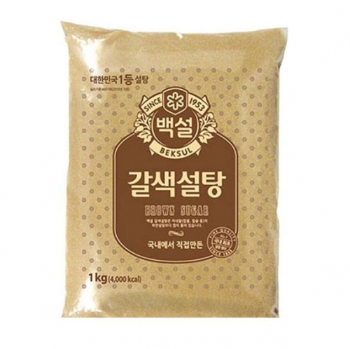 [한정수량] CJ 갈색설탕 중백당 1kg