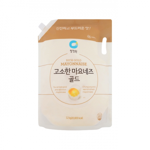 청정원 고소한 마요네즈 골드 스파우트 3.2kg