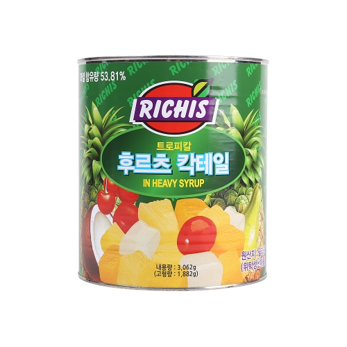 동서 리치스 후르츠칵테일 3kg (대용량)