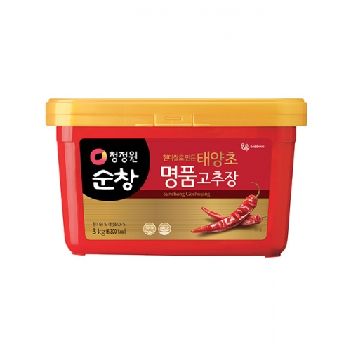 청정원 현미쌀로만든 태양초 명품 고추장 3kg