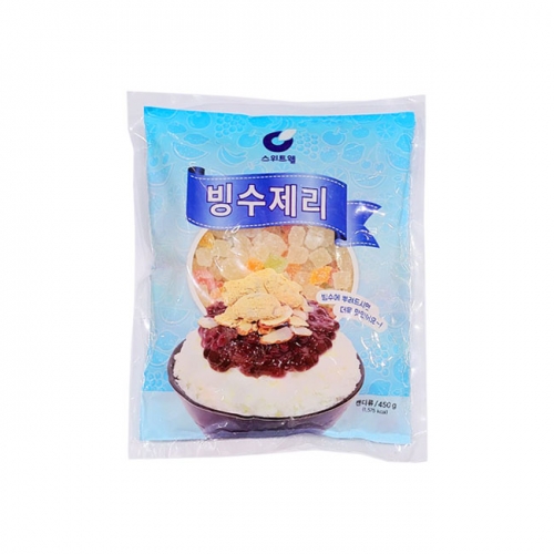 스위트웰 팥빙수 빙수제리 450g