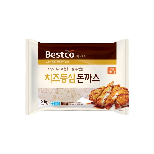 베스트코 치즈 등심 돈까스 2kg