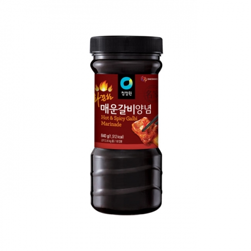 청정원 화끈한 매운 갈비 양념 840g