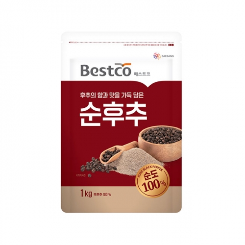 베스트코 순후추 1kg (흑후추분말 100%)