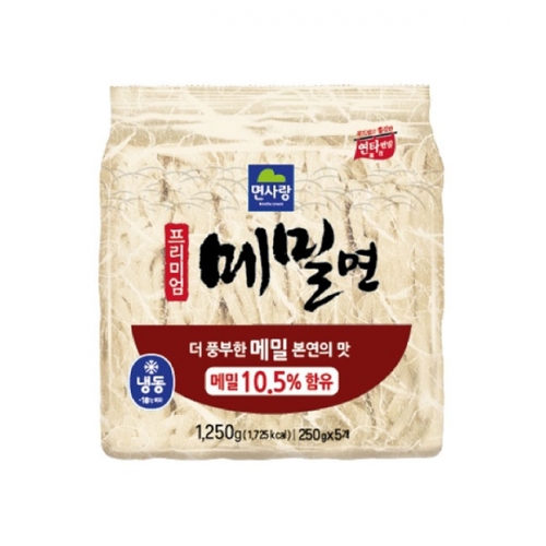 면사랑 냉동 메밀면 1,250g