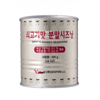 코리아제니스 쇠고기맛 분말시즈닝 소가루 비프스탁 680g