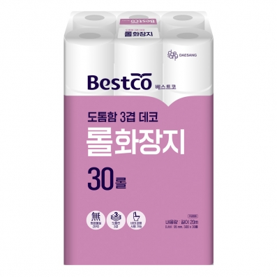 베스트코 롤화장지 30롤 x 20m
