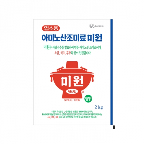 대상 아미노산 조미료 미원 (지대) 2kg