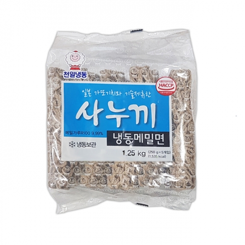 천일 사누끼 냉동 메밀면 1,250g