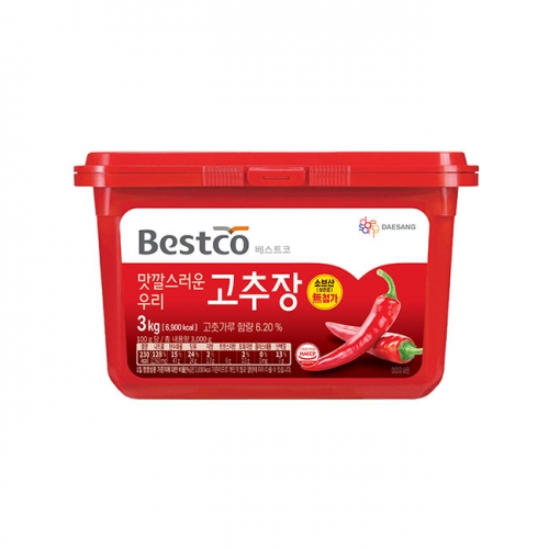 베스트코 고추장 3kg