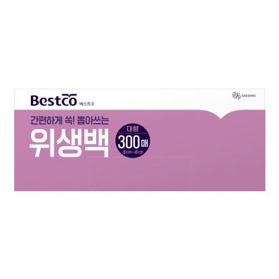 베스트코 위생백 대형 30cm x 45cm(300매)